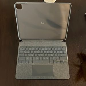 Logitech - Combo Touch Keyboard Folio for Apple iPad Pro 12.9"